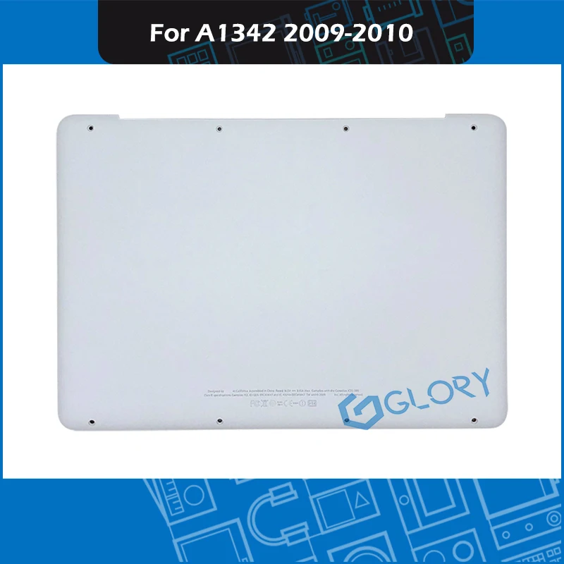 

10 шт./лот A1342 белая Нижняя крышка корпуса для MacBook 13 "A1342 Unibody 2009 2010 год MC207 MC516