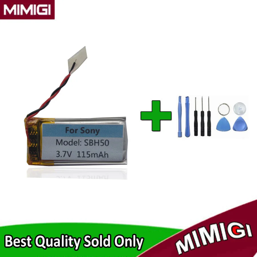 Наборы инструментов + оригинальная замена аккумулятора 115 мАч для sony SBH50 SBH52