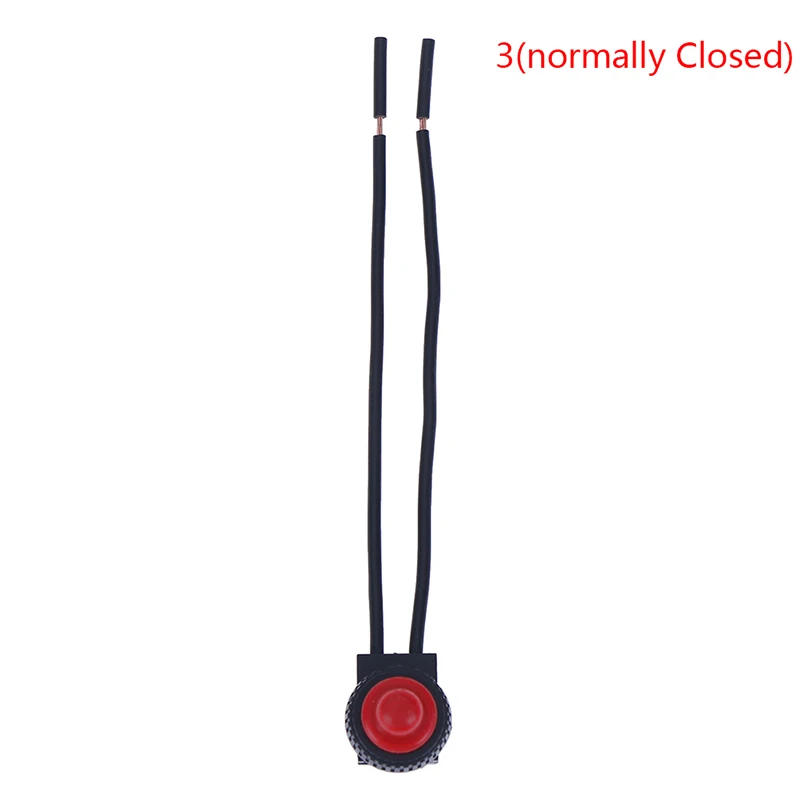 Водонепроницаемый кнопочный выключатель 220В  черный