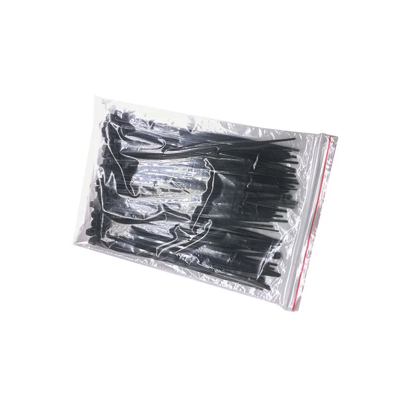 

100pcs/bag 1.8*100 Black White Connectors strong plastic cable ties with self-locking nylon cable ties International standards