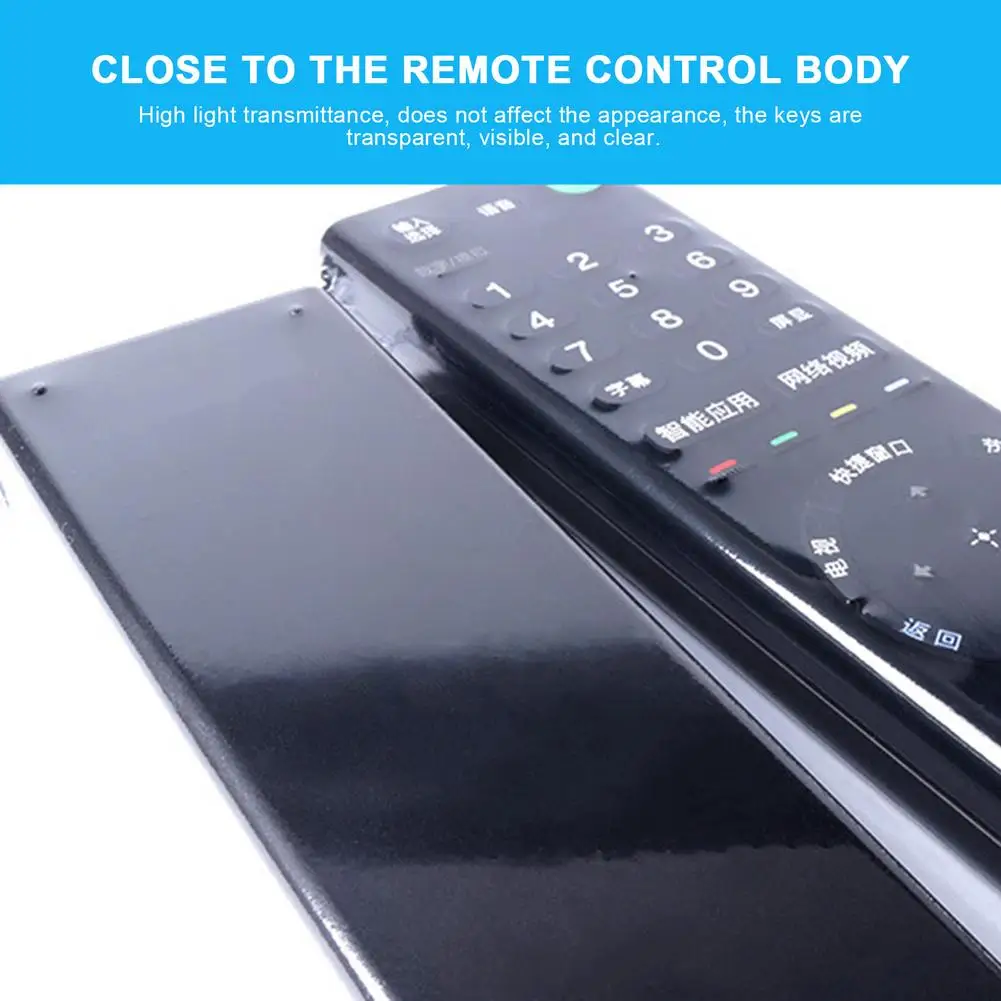 

10pieces Of Waterproof Heat Shrinkable Film Transparent TV Air Conditioner Remote Control Dustproof Protective Cover Storage Bag
