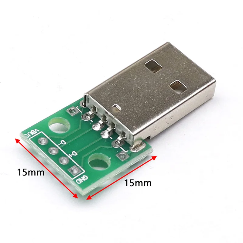10 шт. адаптер USB типа папа | Электронные компоненты и принадлежности