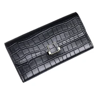 fashion women money wallet large capacity serpentine leather coin purse lady casual clutch bag passport card holder phone pocket