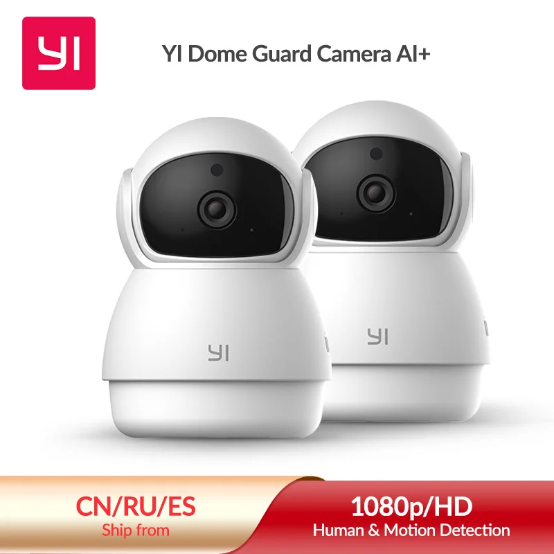 YI Security Wifi Cameras Video Cam Wireless Home Indoor IP Cam APP&PC System with Human& Pet AI Compatibility 1080p HD Dog Cam