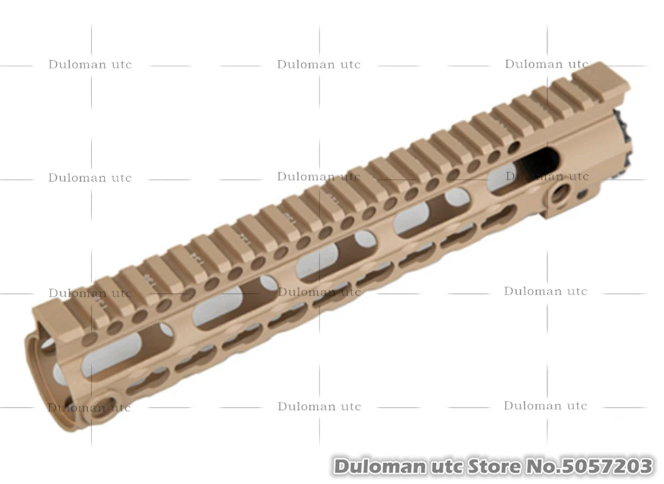 Duloman utc MI KeyMod бесплатно поплавок Handguard Тактический 10 дюймов легкий металлический рельс системы для страйкбола AEG/GBB винтовки