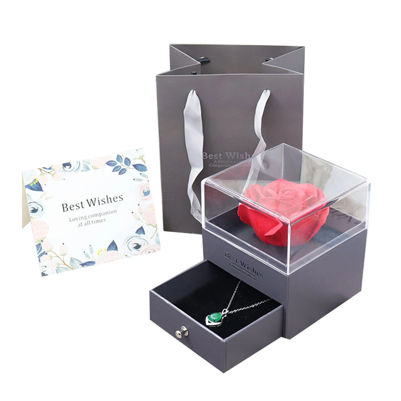 

Подарочная коробка для ювелирных изделий, с мылом и ящиком