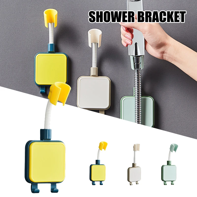 

Shower Head Bracket Adjustable waterproof Free of Perforation Strong Viscosity Suitable for Smooth Walls MOWA889