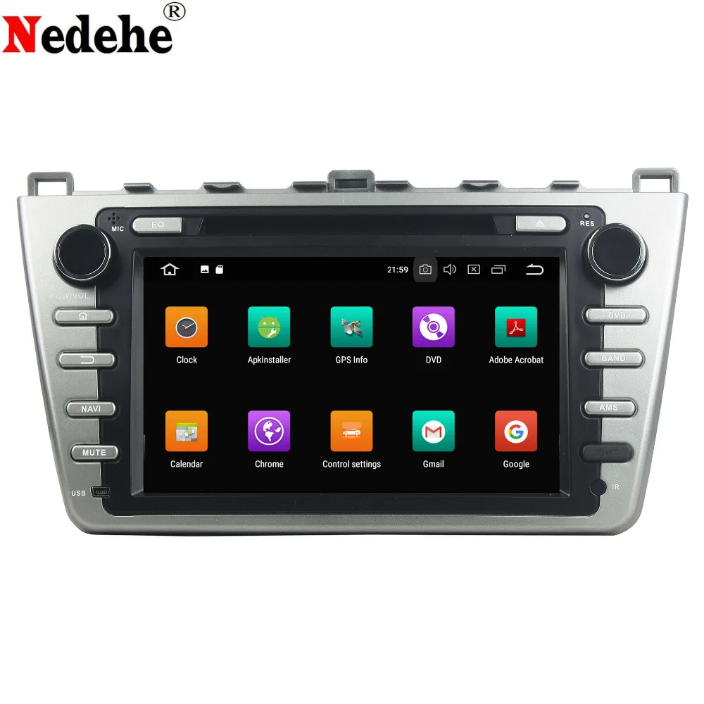 Восьмиядерный 4G RAM Android 9 0 автомобильный dvd gps для Mazda 6 Ruiyi Ultra 2008 2009 2010 2011 2012 Радио