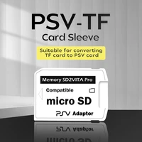 2pcs for ps vita memory tf card version 6 0 sd 2vita game card slot psv 1000 2000 adapter 3 65 system micro memory sd card