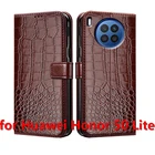 Кожаный чехол-книжка для Huawei honor 50 Lite