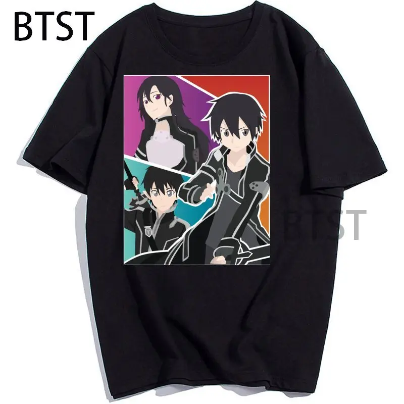 

Sword Art Online New T-Shirt New Men Short Sleeve T Shirt Fashion Summer T-Shirt O Neck Tshirts For Man Anime T-shirt Oversize