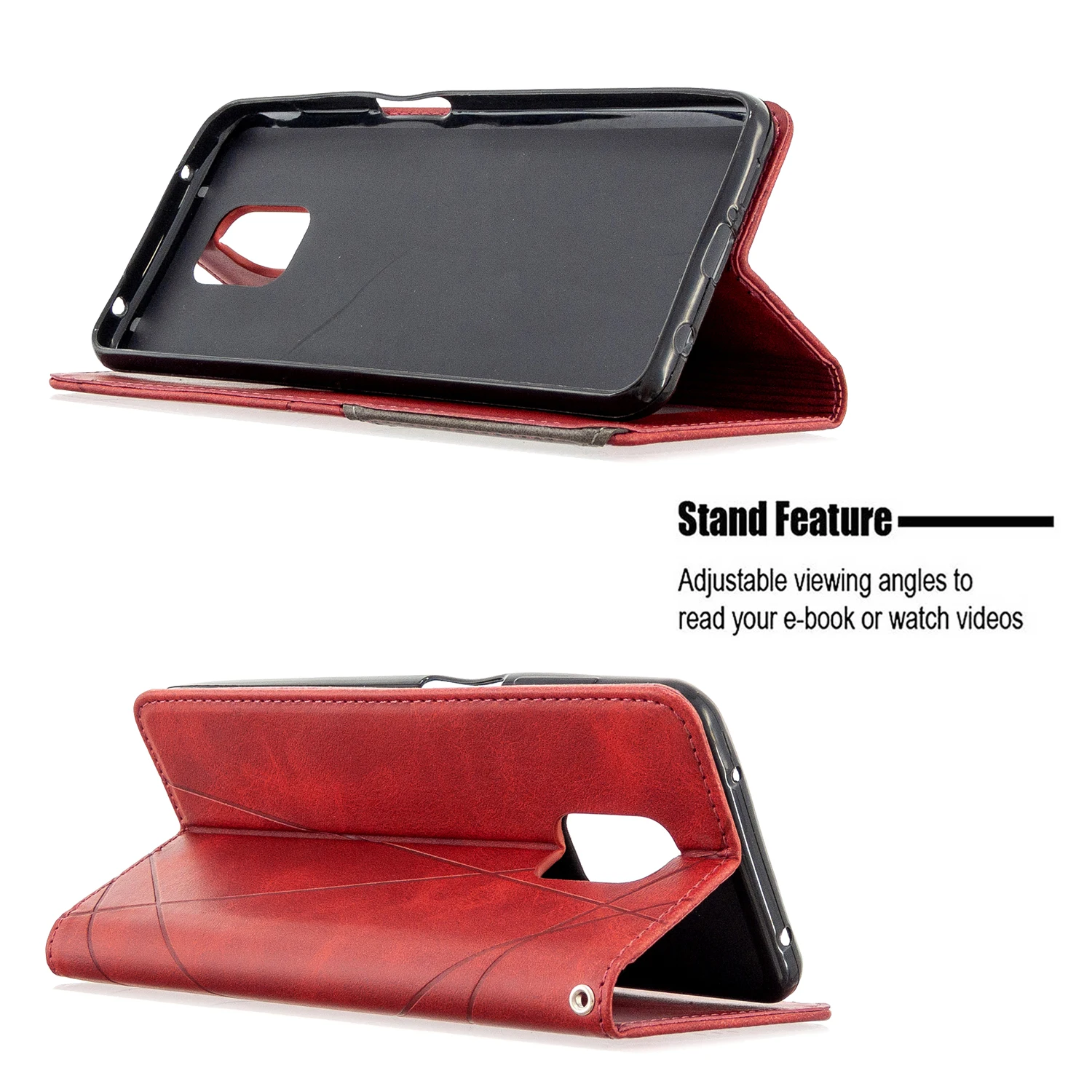 Магнитный кожаный чехол для телефона Xiaomi Redmi Note9Pro Note 9S 9Pro Max чехол-бумажник из