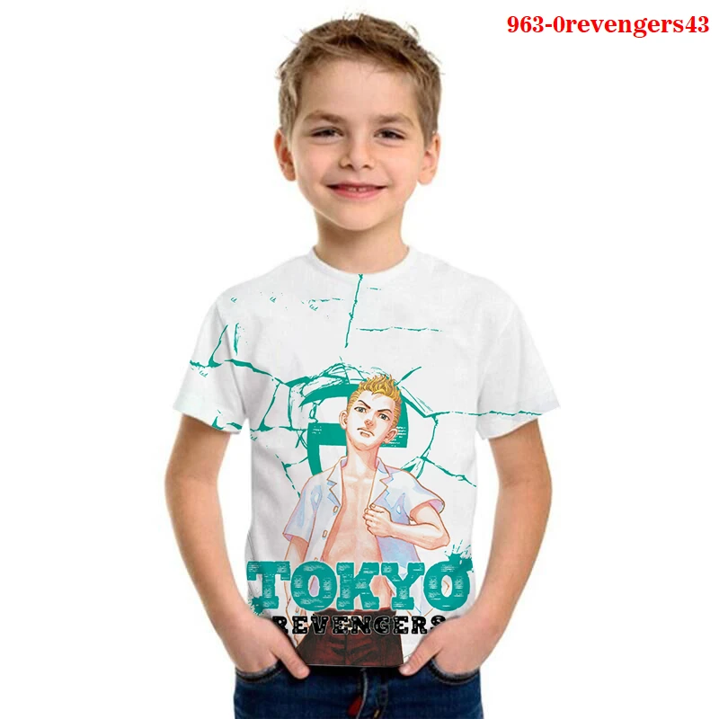 

tokyo revengers New Design Aesthetic hip hop T shirt fashion tops tees t-shirt 3D Print T-shirts Casual Fitness T Shirt Kid Tees