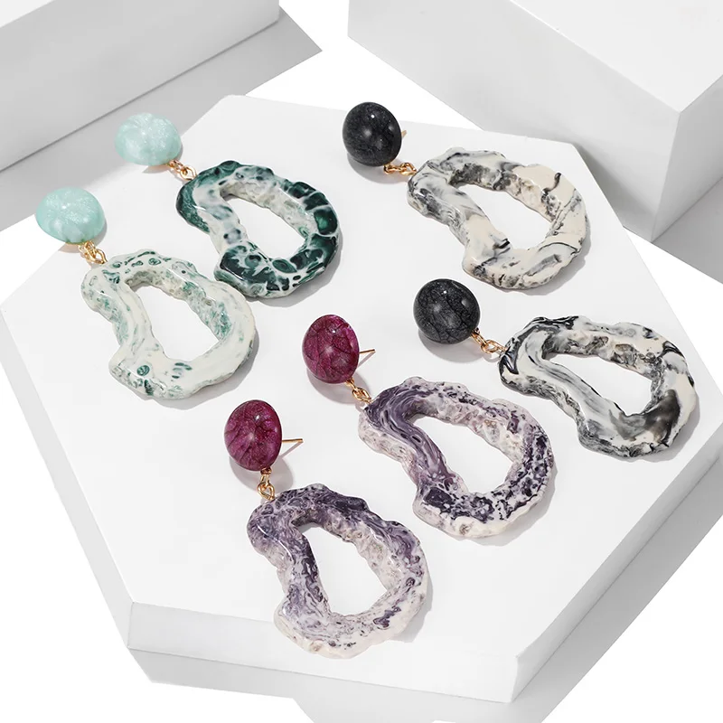 Новинка 2019 корейские серьги-капельки Сережки для женщин модные ювелирные