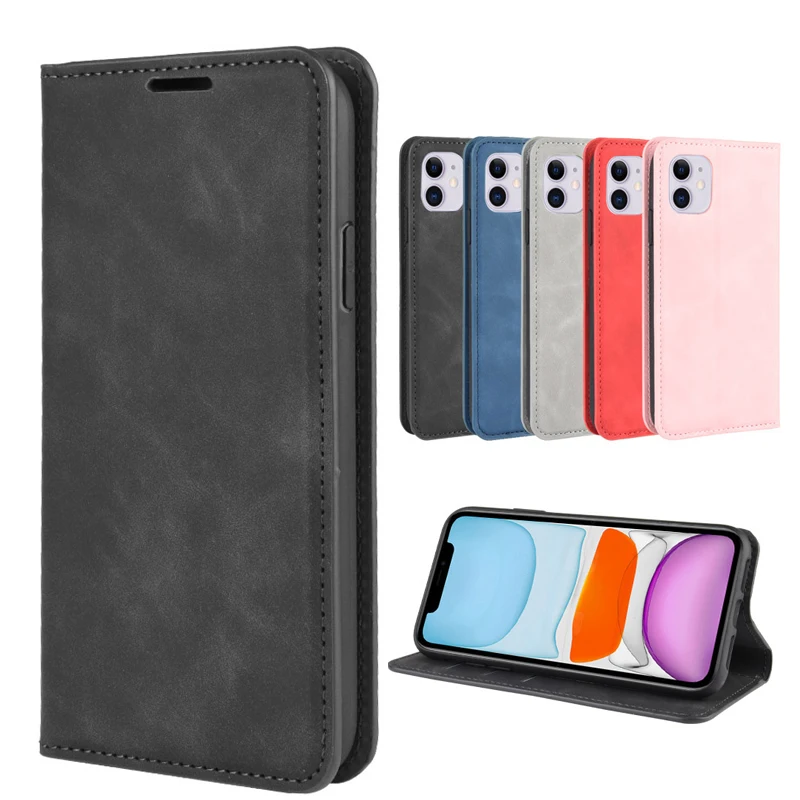 Ретро Флип Кожаная Обложка для книг iPhone 11 Pro Max Магнитный бумажник чехол X XS XR Capa