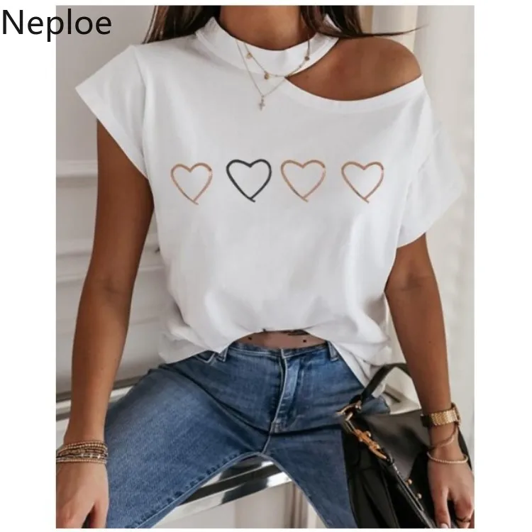 Женские рубашки Neploe летняя Корейская одежда Новое поступление ажурные футболки