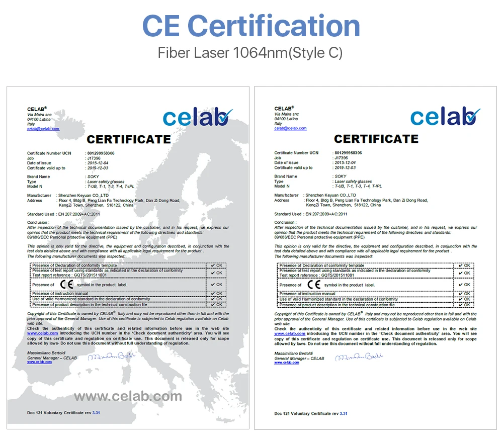 Cloudray 1064nm стиль C лазерные защитные очки щит защитные очки для YAG DPSS волоконный лазер