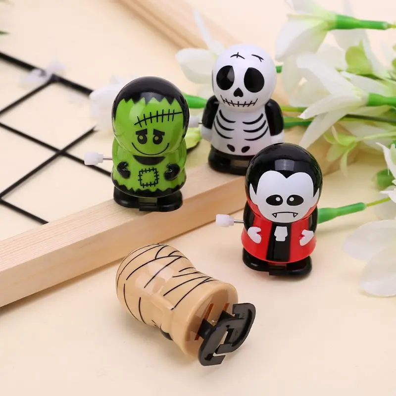 

Halloween Clockwork Jumping Ghost Toy Mechanic Educational Game Prank Decoration