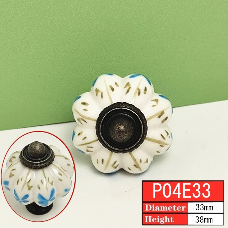 

Керамическая ручка для шкафа тыква