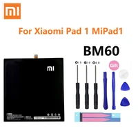 xiao mi original bm60 tablet battery for xiaomi mi pad 1 mipad1 mipad 1 a0101 batterie 6520mah real capacity batteria