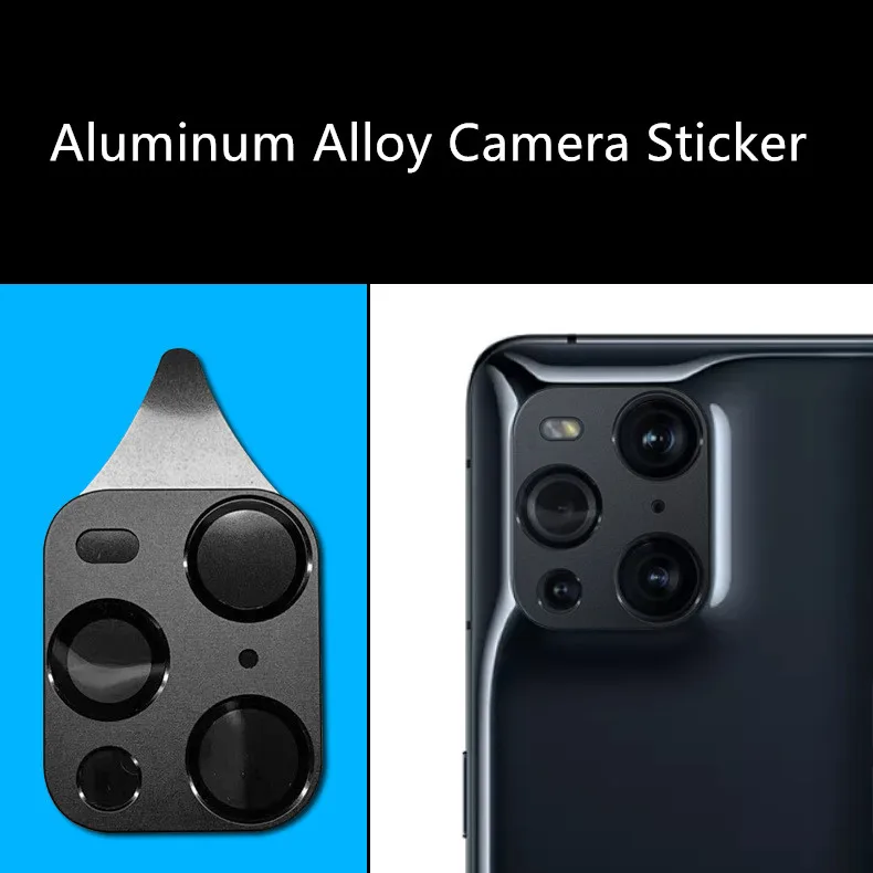 

Матовая защитная наклейка из алюминиевого сплава для камеры OPPO Find X3 Pro Lens Guardian, металлическая защитная крышка, пленка из закаленного стекла