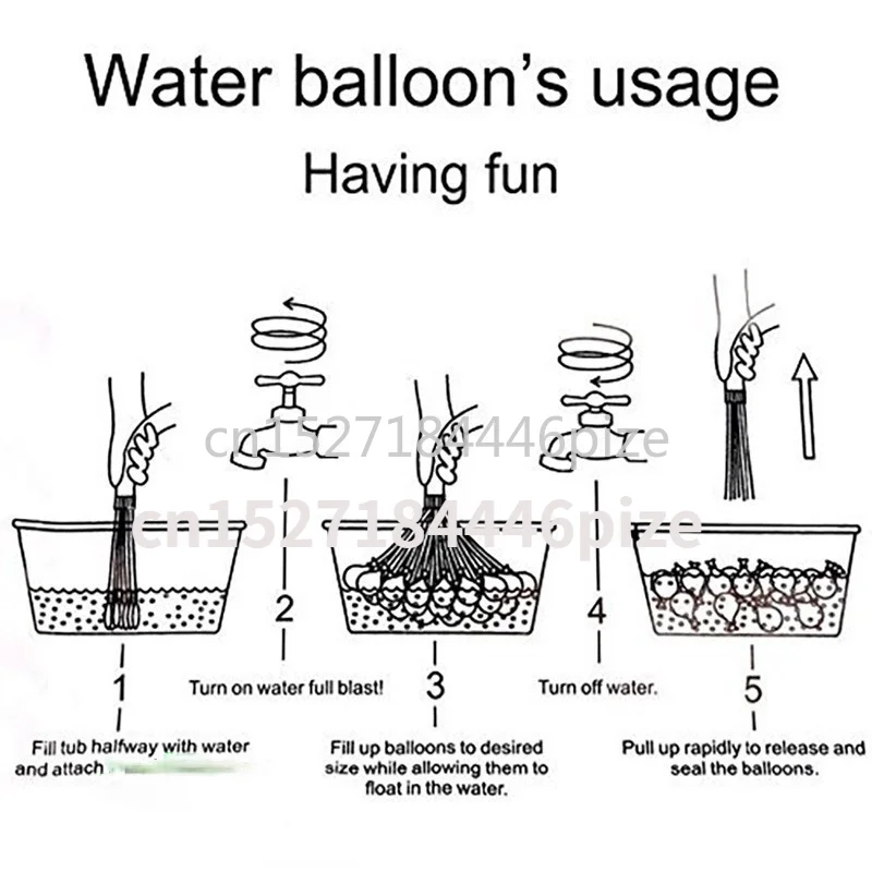 111pcs/bag Filling Water Balloons Funny Summer Outdoor Toy Balloon Bundle Water Balloons Bombs Novelty Gag Toys For Children