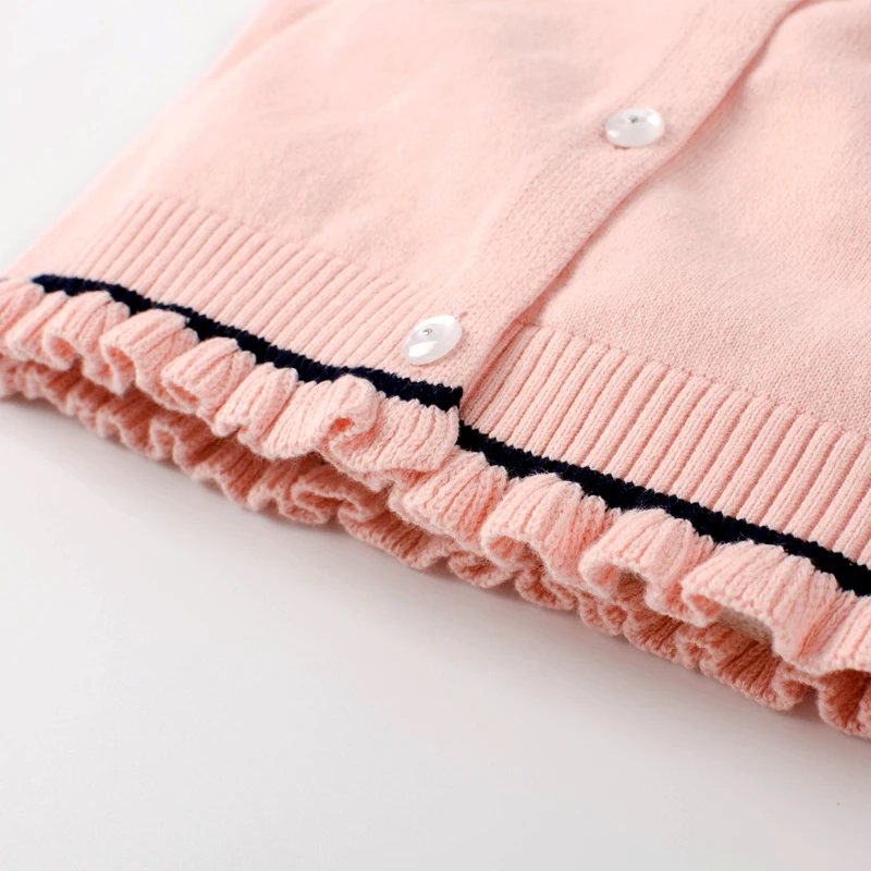 Dinstry/весенне осенний джемпер для маленьких девочек Детский свитер с длинными