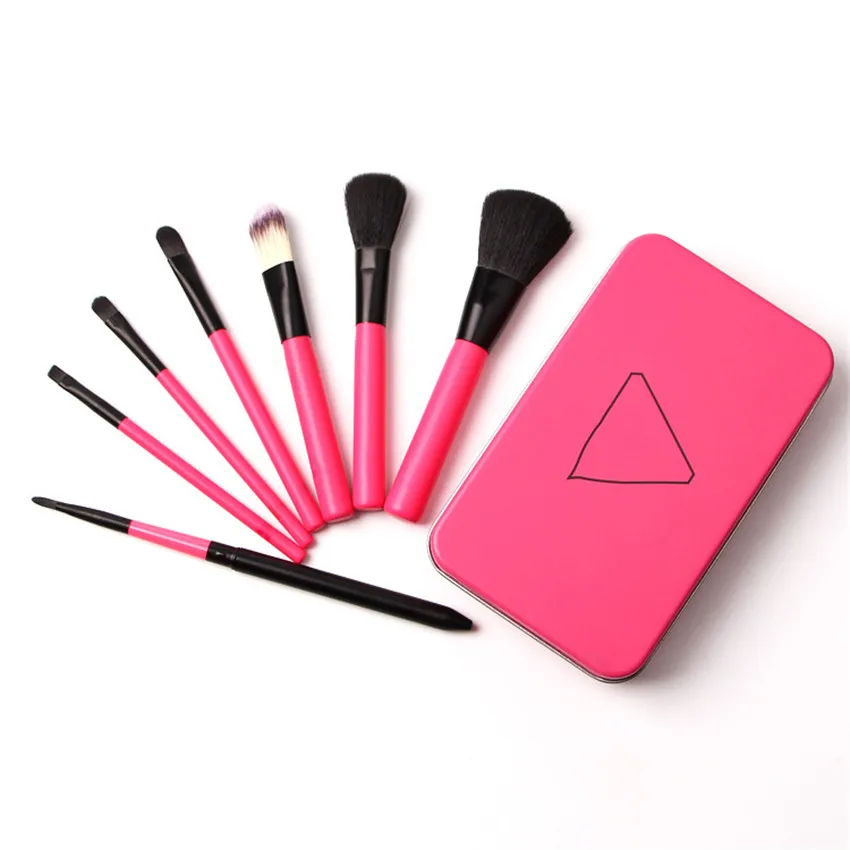 7 шт. набор кистей для макияжа розово красные|makeup brush set|7pcs makeup brushes setbrush set |