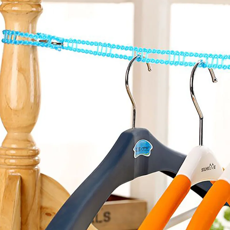 

1pcs 3/5/8m Non-slip Windproof Fence Type Nylon Clothesline Outdoor Travel Camping Portable Drying Clothes Hanger Rack Line