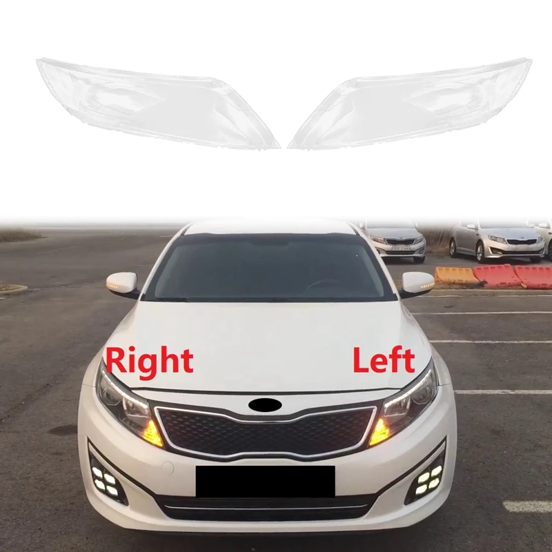 

For Kia K5 2014 2015 Headlight Shell Lamp Shade Transparent Lens Cover Headlight Cover