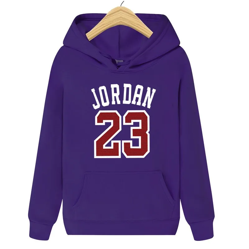 Хит, новинка JORDAN 23, толстовка с буквенным принтом, мужские толстовки, модная одноцветная толстовка с капюшоном, мужской пуловер, мужские спортивные костюмы, Мужское пальто - Цвет: purple   023