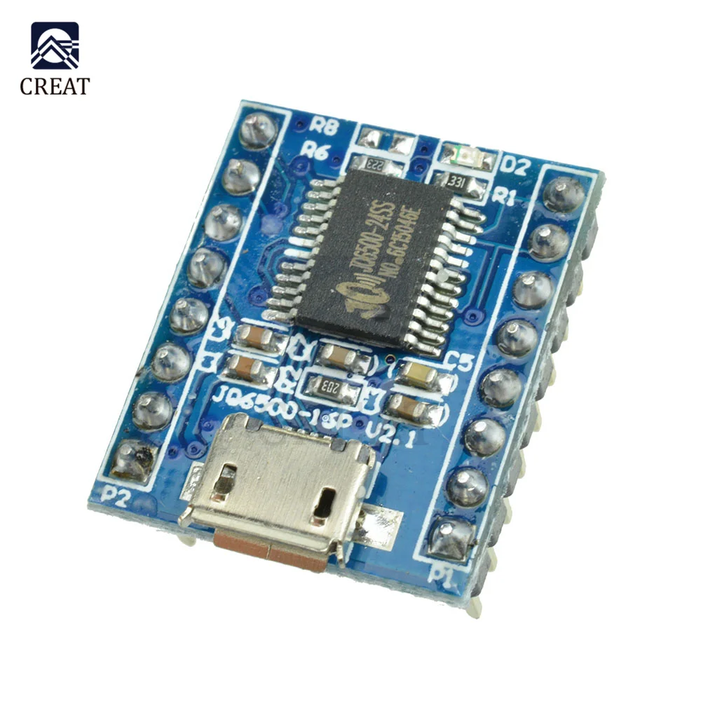 Голосовая звуковая плата JQ6500 модуль USB DIP16 TTL UART для замены MP3 сигнала от одного до 5