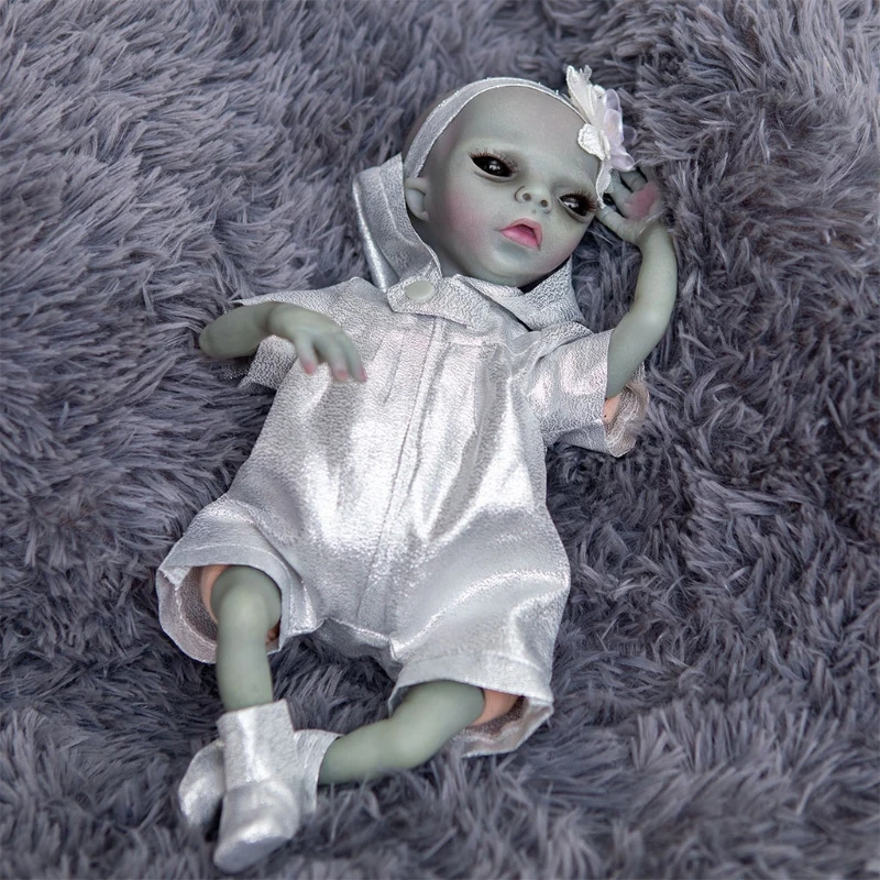 W3JF 15-дюймовые реалистичные куклы-реборн Инопланетянин мягкие игрушки ручной