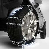 car snow chain anti skid wear resistant bold manganese steel ice breaking nails for winter snow ice muddy road snow chains