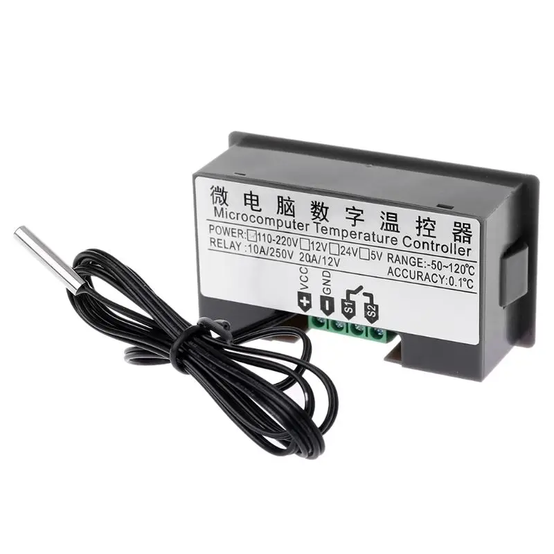 W3230 AC 110V 220V 20A Температура Управление; Светодиодный термостат контроль регулятора