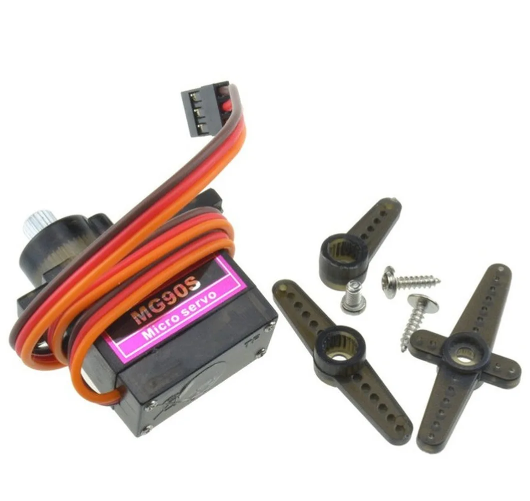 10 шт. 20 MG90S металлическая Шестерня RC микро сервопривод для радиоуправляемой
