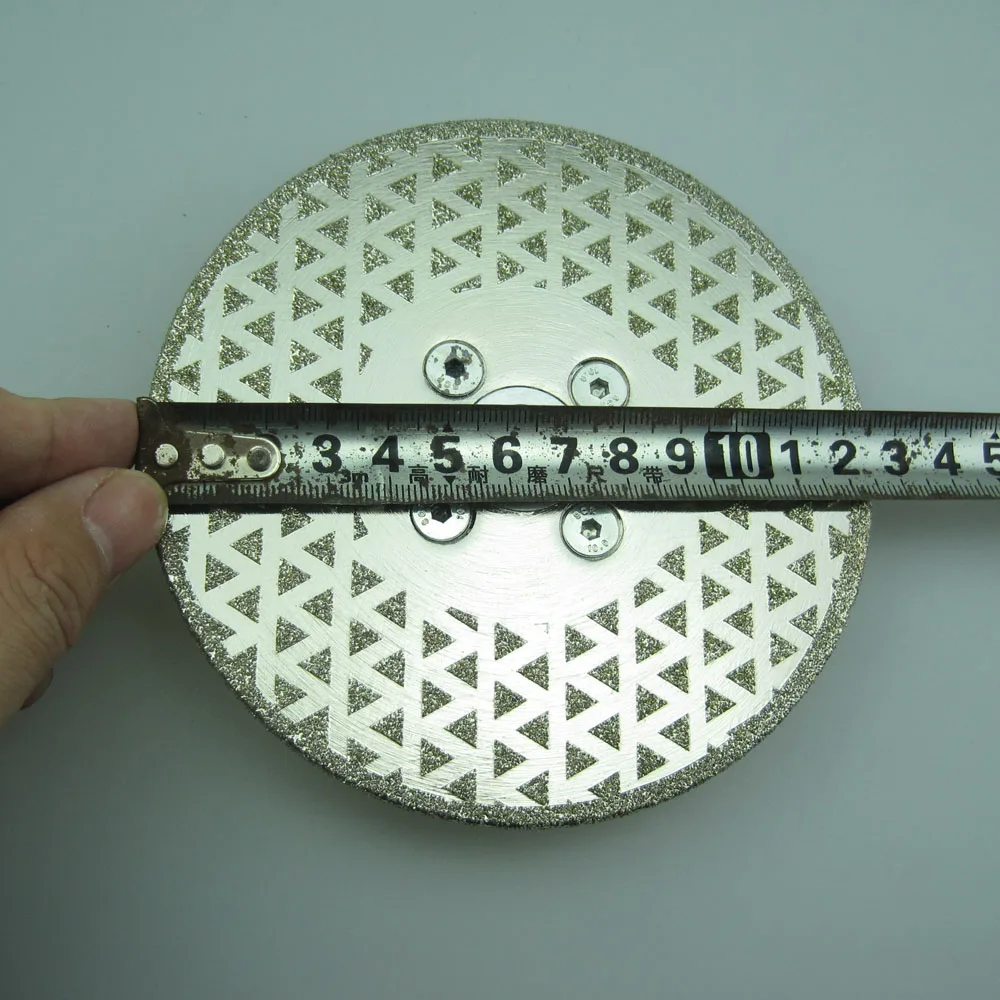2 шт./компл. 5 дюймов 125 мм Гальваническое алмазное лезвие режущий диск с M14 фланцем