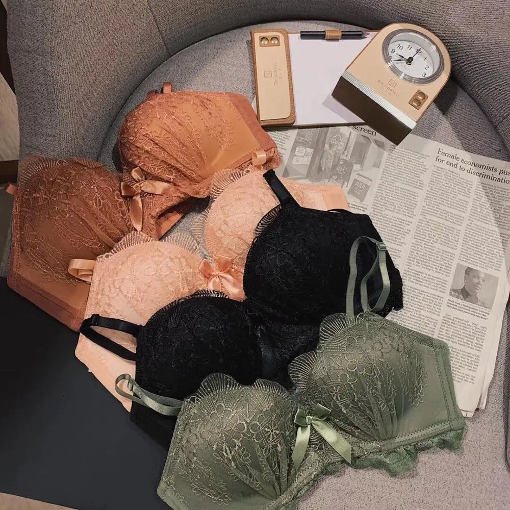 Сексуальное нижнее белье для любопытных дам 4 цвета без стального кольца чашка