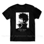 Высококачественная Мужская футболка My Hero Academia аниме Вики DABI BOKU NO HERO ACADEMIA (грустный мальчик), футболка из чистого хлопка, Harajuku для взрослых
