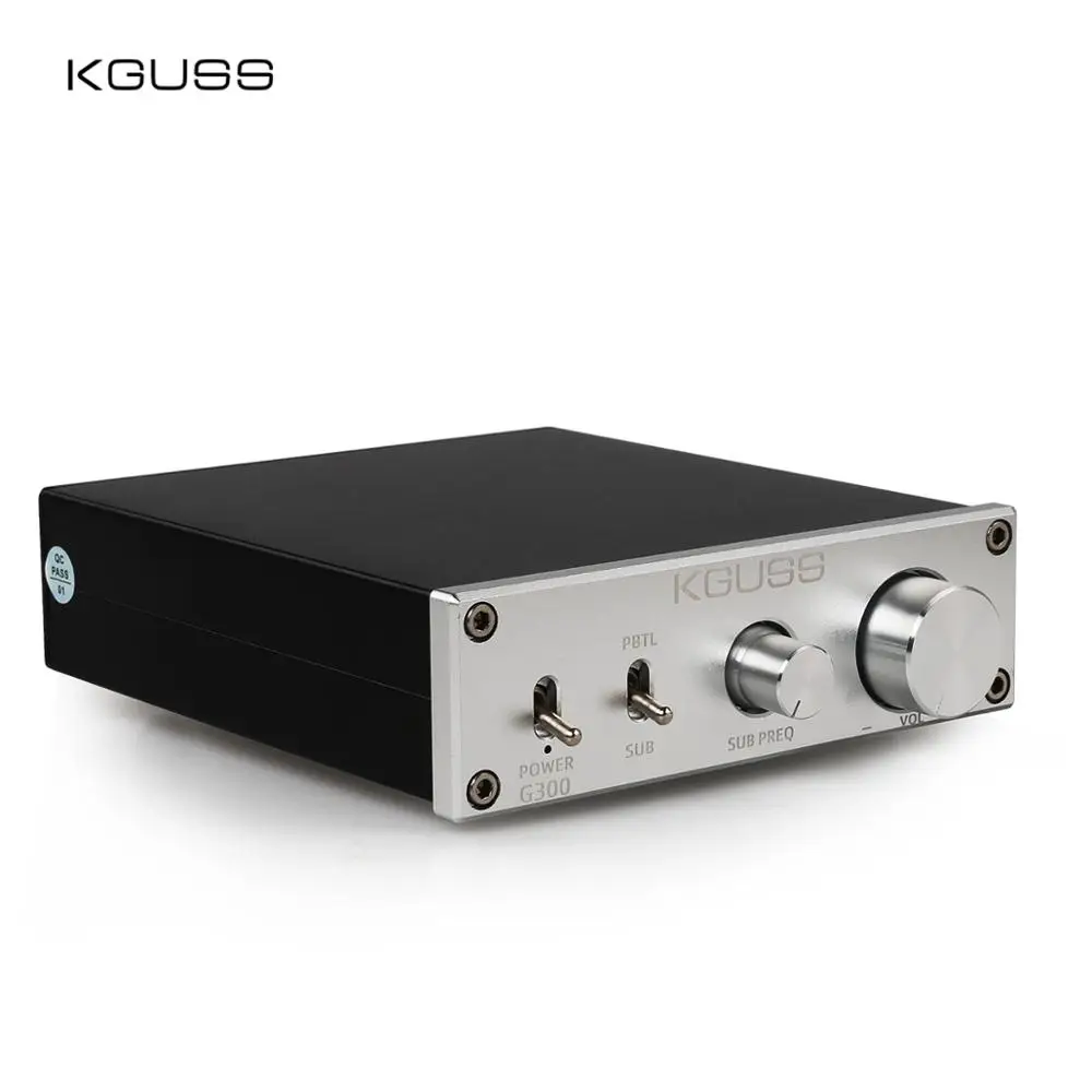 Аудиоусилитель KGUSS G300 HIFI класса D с сабвуфером 300 Вт регулировка басов и высоких