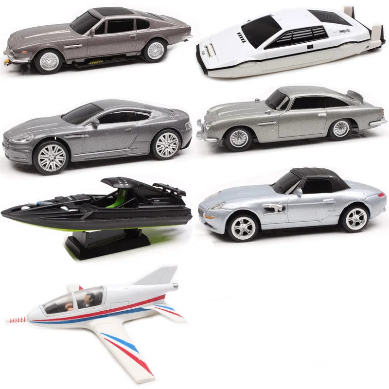 7 шт./компл. 1:48 Suntory 007 Джеймса Бонда лотоса Корпоративный дух Aston Martin DBS DB5 V8 Q лодка самолеты игрушечные машинки модели масштабная модель автомобиля