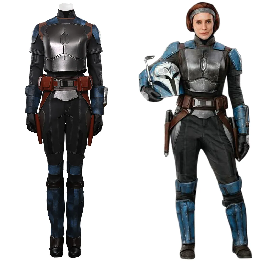 

S2 Bo-Katan Kryze Cosplay Costume Top Vest Pants Outfits Halloween Carnival Costume Women Battle Suit