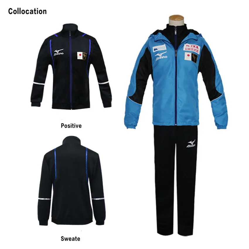 Anime Yuri on Ice Katsuki Yuri Jacket Plisetsky Cosplay Carnival Halloween Costumes Unisex Japanese Style Yurio Sportwear Outfit