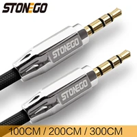 stonego jack 3 5 audio cable 3 5mm speaker line aux cable for iphone 6 samsung galaxy s8 car headphone xiaomi audio jack 1m 2m