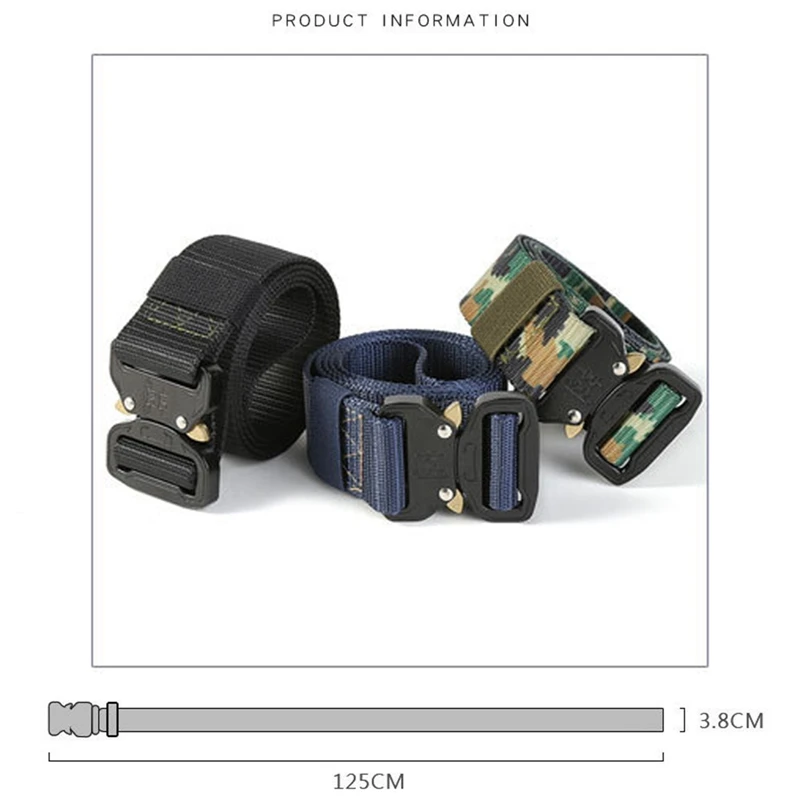 Широкий армейский Ремень Тактические Военные нейлоновые поясные ремни