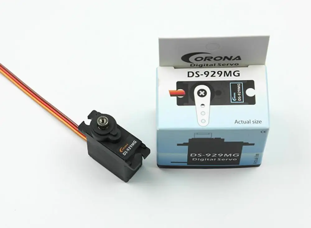 Цифровой Сервопривод CORONA DS 929MG Metal Gear 12 5g для радиоуправляемого самолета RC