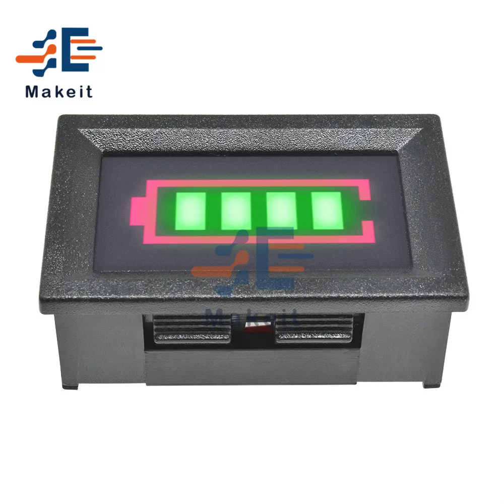 1S/2S/3S/4S/5S/6S/7S 12 6 в 18650 Li po литий ионный Батарея Ёмкость индикатор с оболочкой