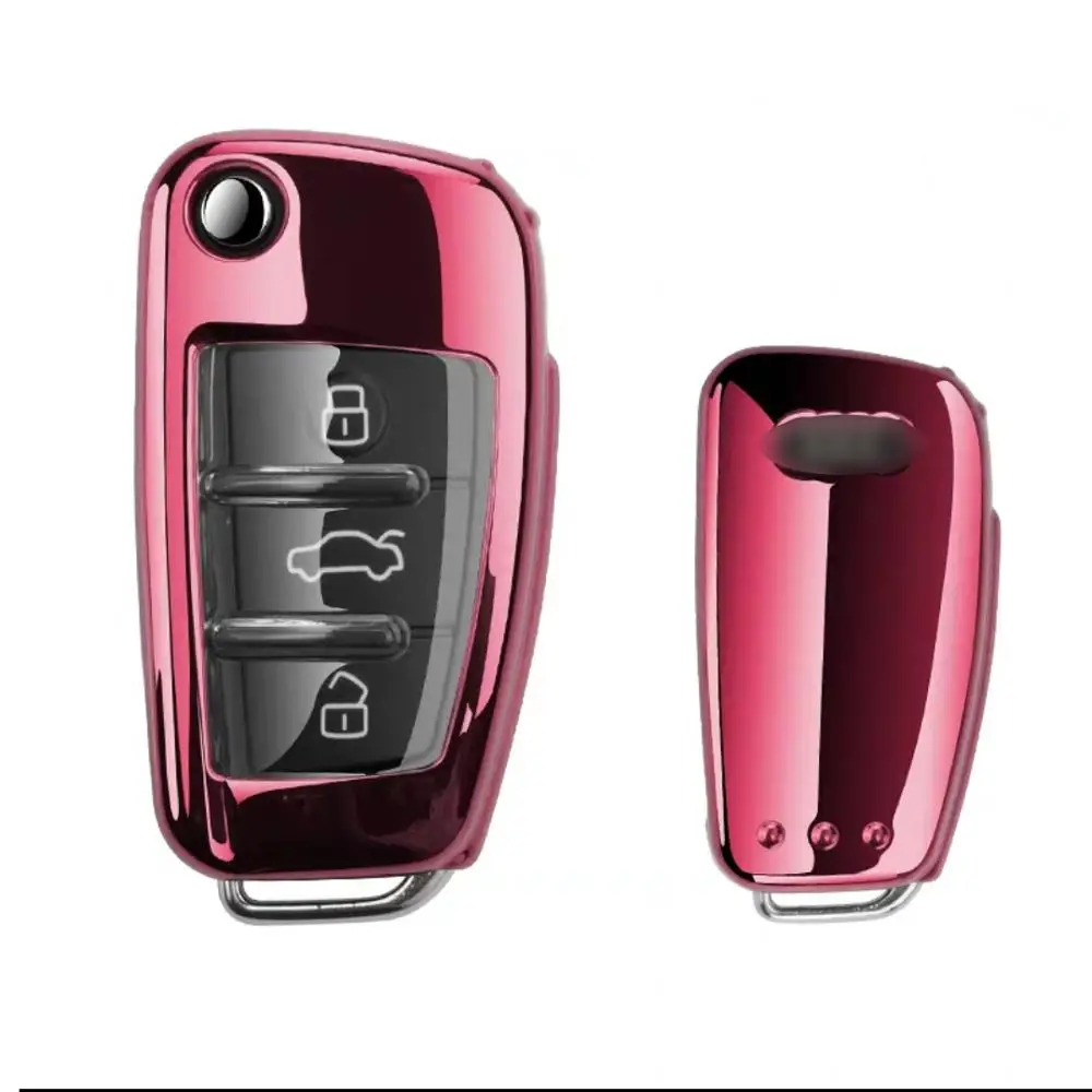 Чехол из ТПУ для автомобильного дистанционного ключа чехол Audi A1A3 A4 A5 Q7 A6 C5 C6