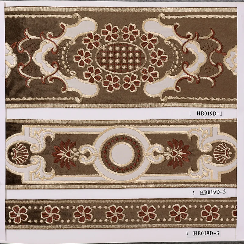 Геометрическая современная жаккардовая лента аксессуары для шитья драпировок с