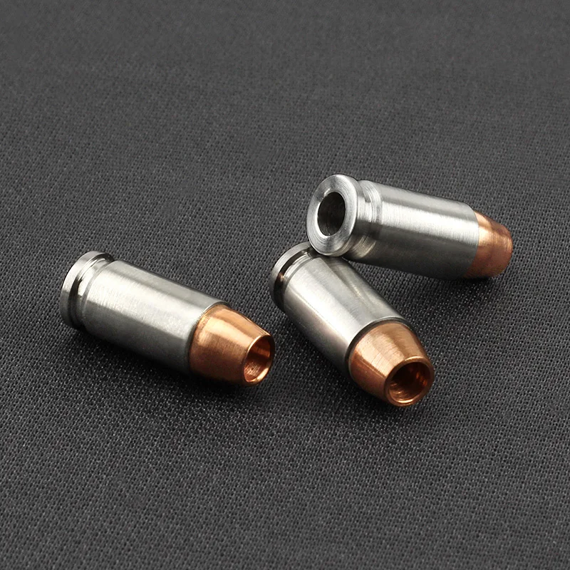 Нержавеющая сталь/титановый сплав + медные в форме пули нож бусины зонтик веревка